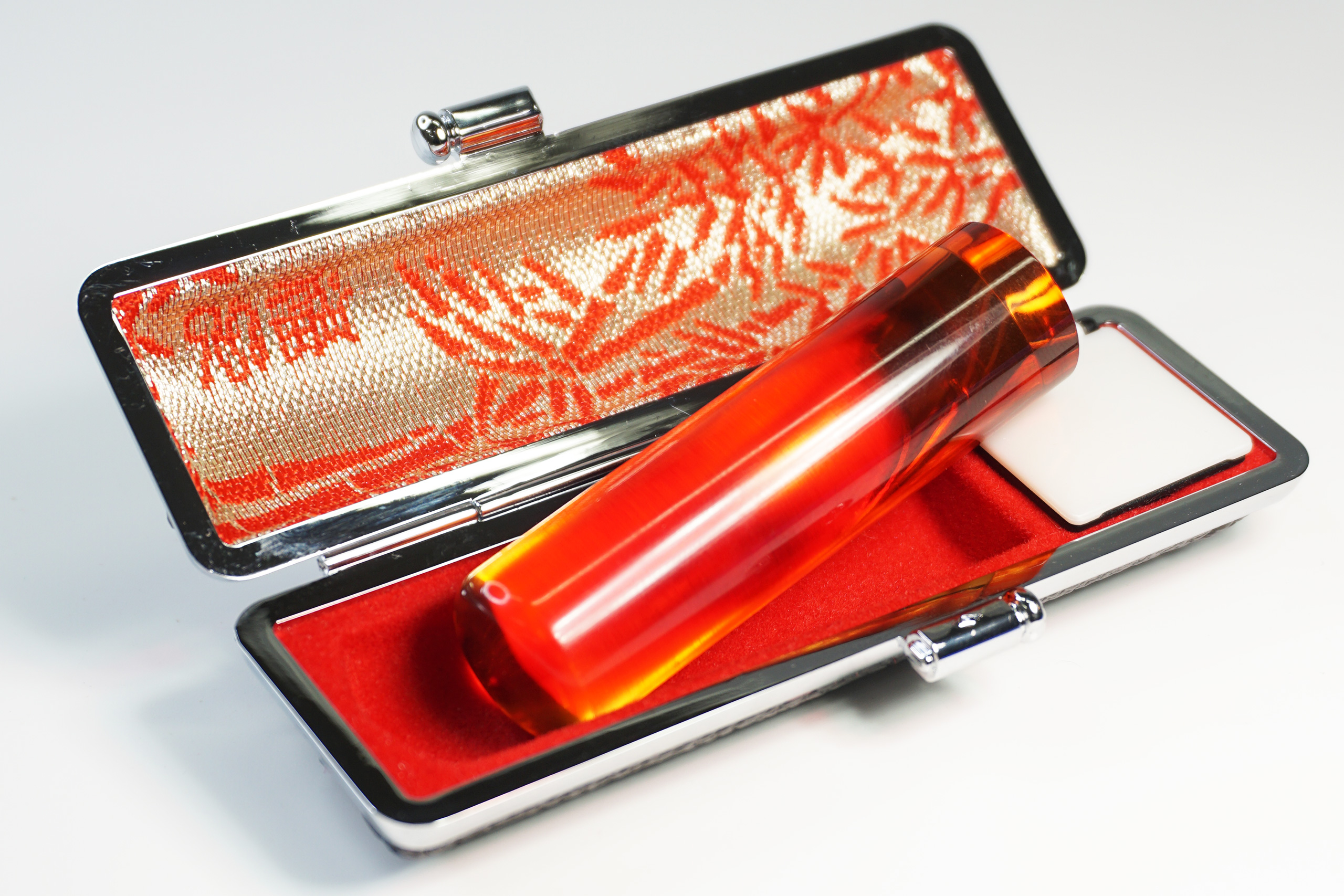 琥珀個人実印16.5mm