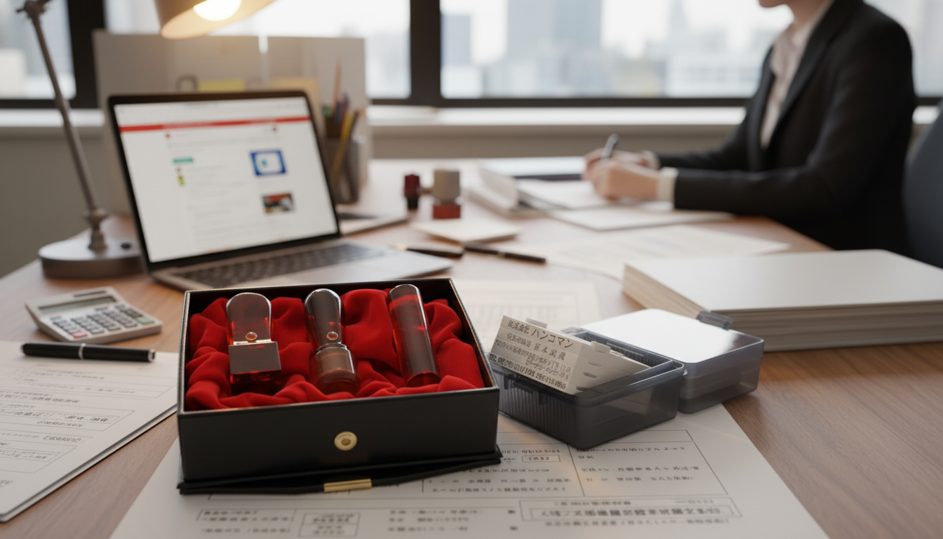会社設立に必要な法人印鑑セットとは？種類・用途・選び方を解説｜ハンコマン