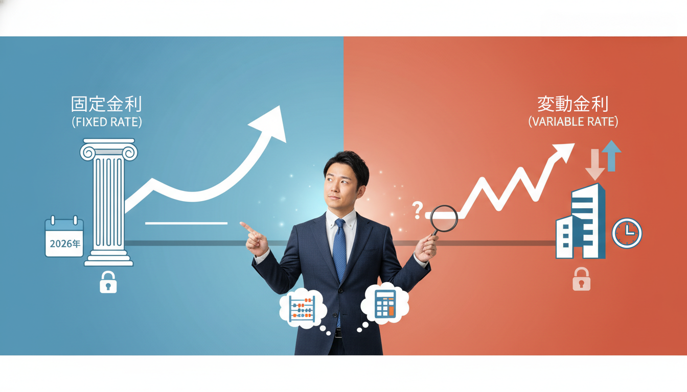 固定金利と変動金利の違いって？お金の悩み解決ナビ