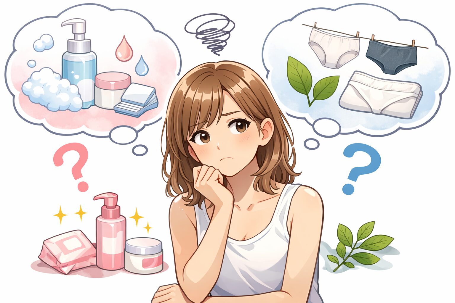 フェムケアの選び方に悩む女性